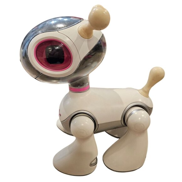 Tiger Electronics Mio Pup White Pink Bonus Sweater Booties 2007 TESTED Working - Picture 16 of 17